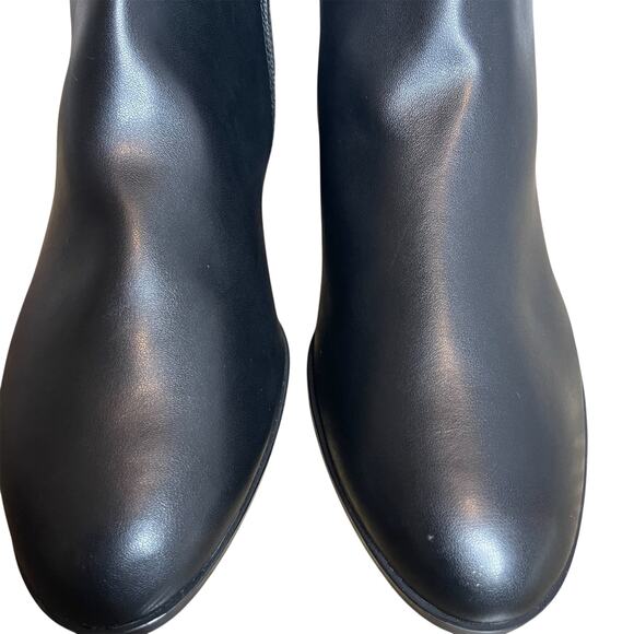 Michael Kors Bromley Flat Boots Faux Leather over the knee women’s 7.5 New - Picture 11 of 14